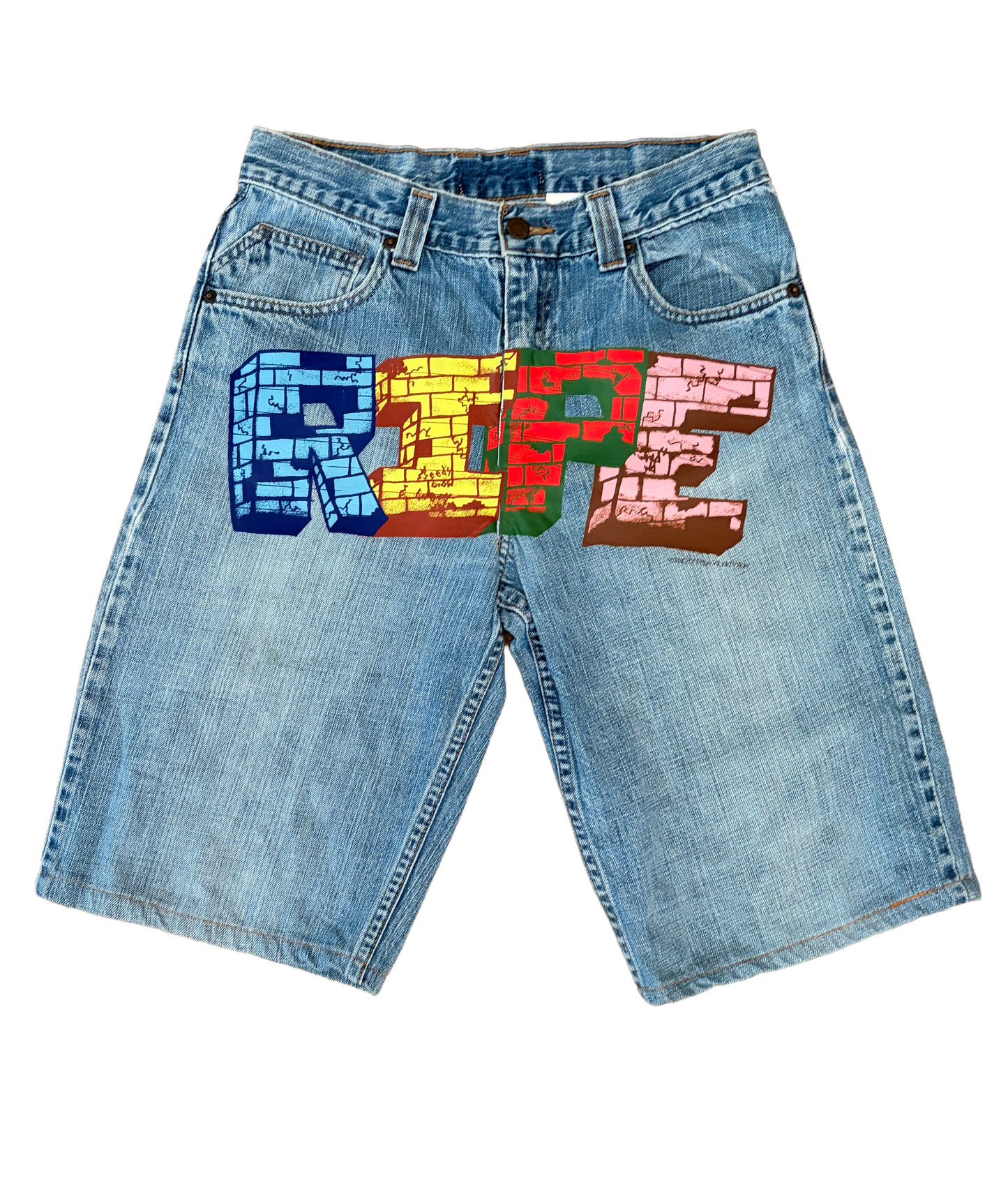 Brick Denim Shorts