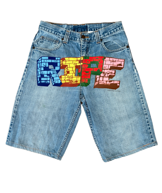 Brick Denim Shorts